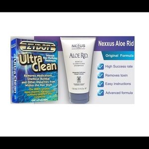 Aloe Rid cleansing & zydot shampoo & macujo method